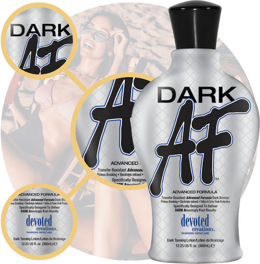 Devoted Creations Dark AF Self Tanning Lotion Σώματος Dark 360ml