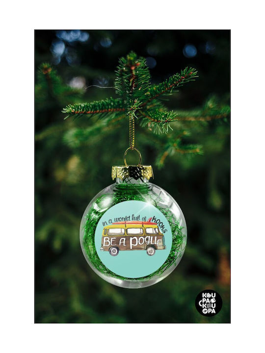 Christmas Ball Ornament Transparent 8cm