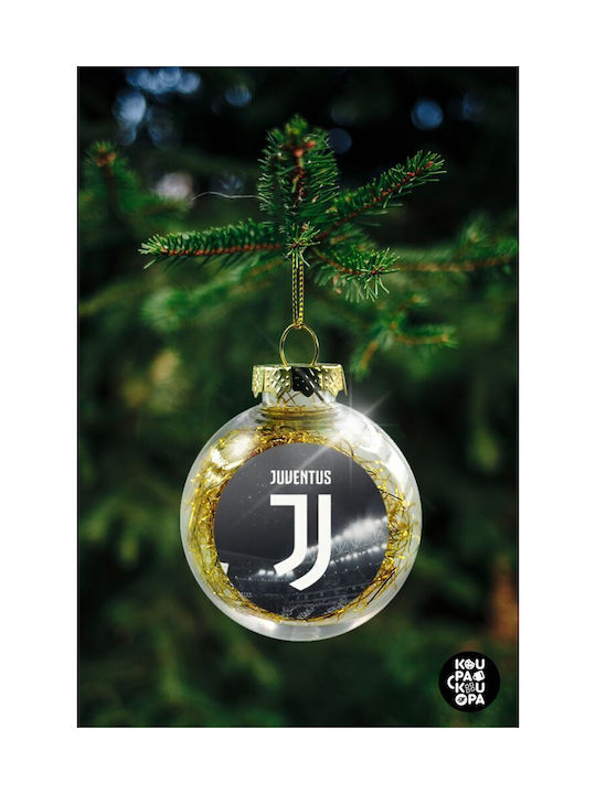 Christmas Plastic Ball Ornament Transparent 8cm