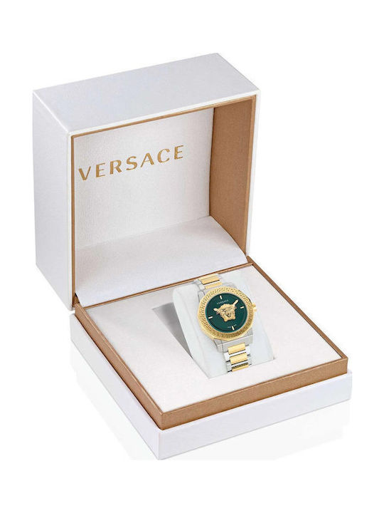 Versace Medusa Women's Watch with Gold Metal Bracelet