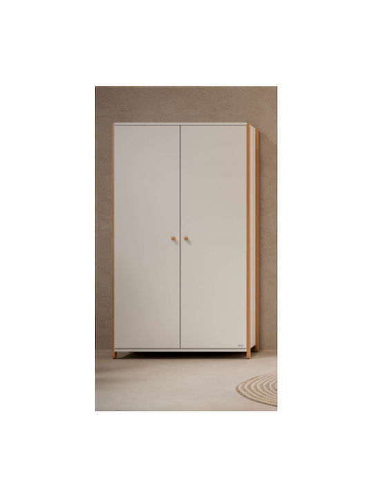 Zwei Türen Schrank Weiß 100x54x190cm
