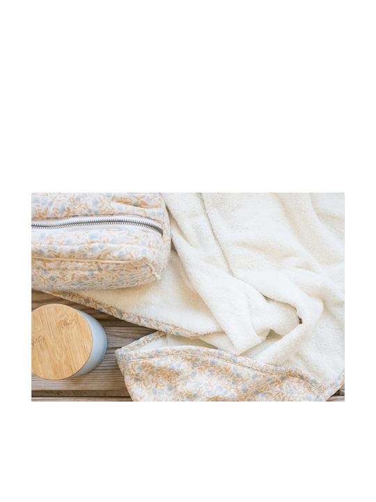 That's Mine Baby Hooded Towel Bathrobe with Hood Blue 90x90cm