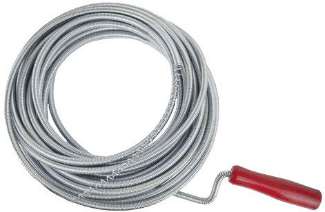 Techboss Șarpe de instalator 10m x 9mm Desfundări de scurgere din oțel 10m cu Grosime Maximă de Deblocare 9mm