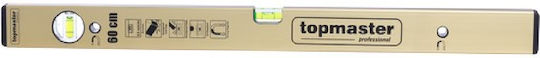 Topmaster Magnetic Level 150cm Spirit Level Aluminum Magnetic 150cm with 2 Eyes