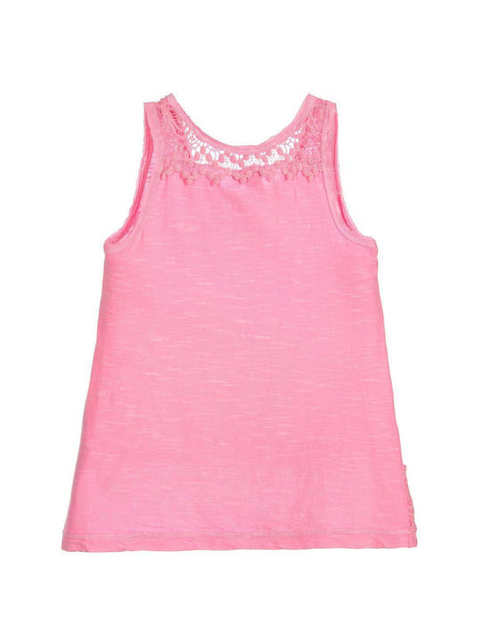 3 Pommes Kids Blouse Sleeveless pink fluo