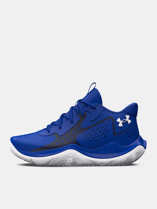 Gs Jet '23 Kids Sports Shoes Basketball with Laces Blue