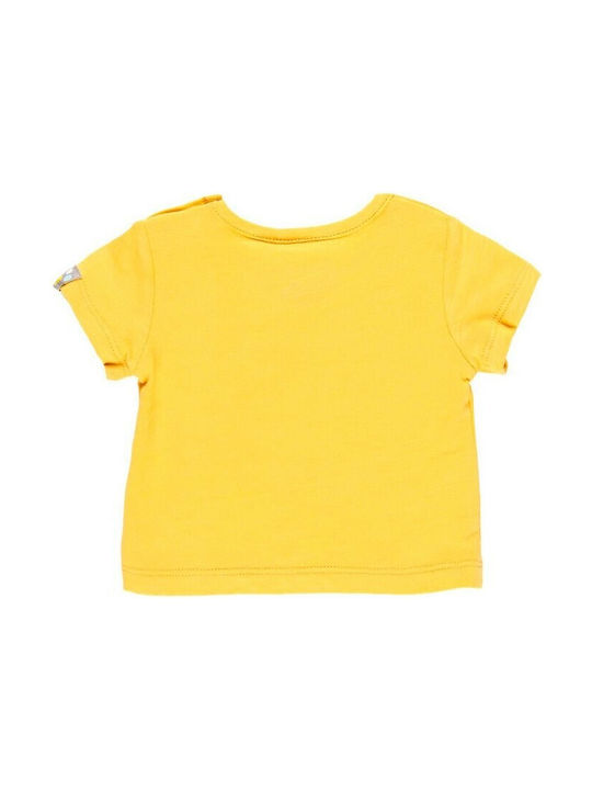 Boboli Kids T-shirt Yellow Κοντομάνικη