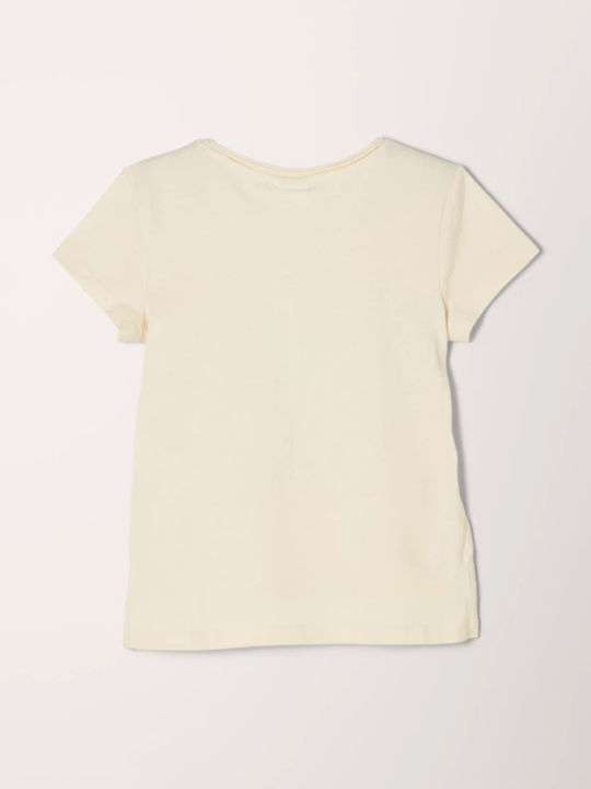 S.Oliver Kids Blouse Short Sleeve Beige