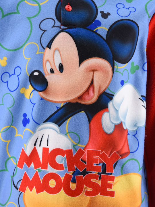 Superheroes Kids Pyjamas Winter Fleece red "mickey Mouse"