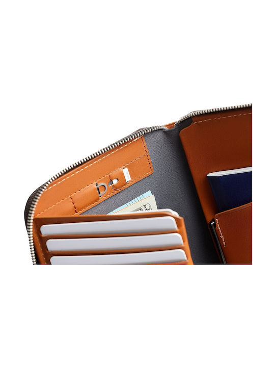 Wtfb Men's Wallet Travel Brown