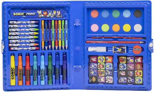 Disney Sonic Prime Painting Set in Case 43pcs