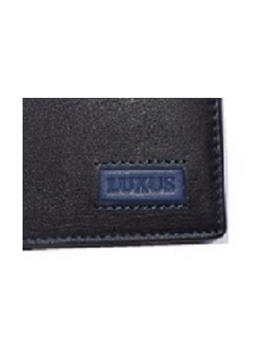 Luxus Men's Leather Wallet Black