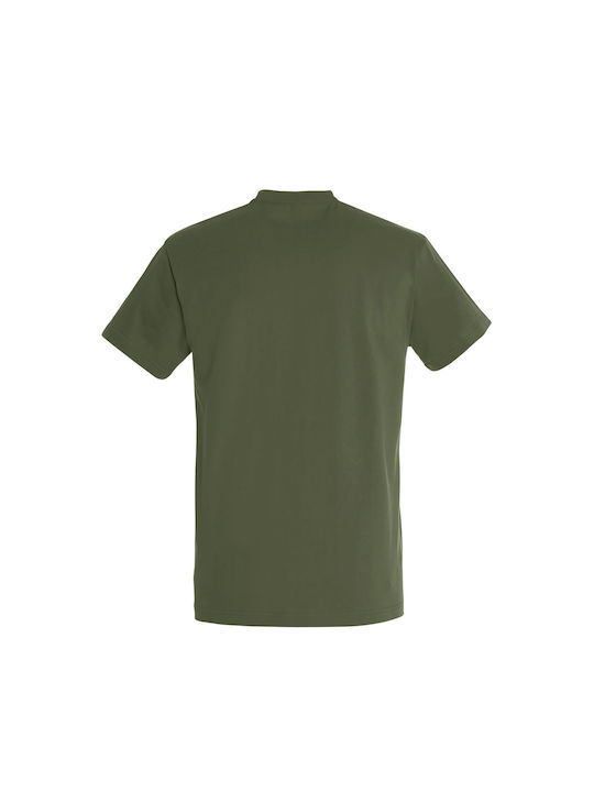 Caution I Have No Filter T-shirt Khaki Cotton