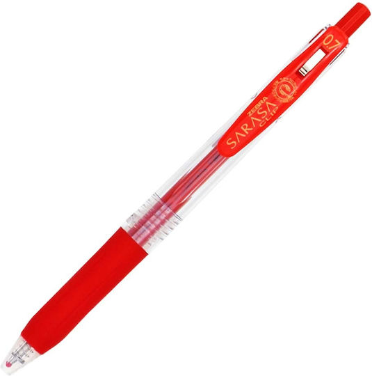 Zebra Pen Gel 0.7mm Red with Red Ink