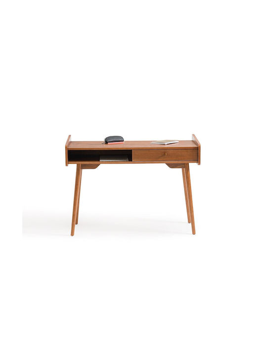 Secretar De Birou Vintage Din Lemn Maro 113.6x54x80.5cm