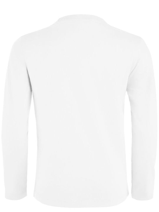 Kids Long Sleeve "Stay Punk", White