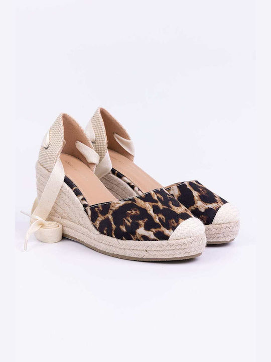 Ideal Platforms Animal Print Brown JS-3303-3