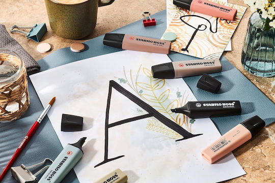 Stabilo Boss Highlighters Nature - No color reference. 4pcs