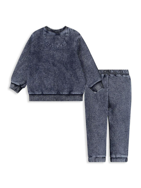 Levi's Kids Sweatpants Set Indigo 2pcs