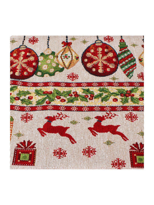 Christmas Tablecloth Square Fabric L180xW33cm 1pcs