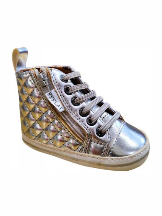 Replay Kids Boots Silver