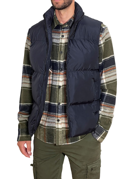 Sleeveless Jacket Blue