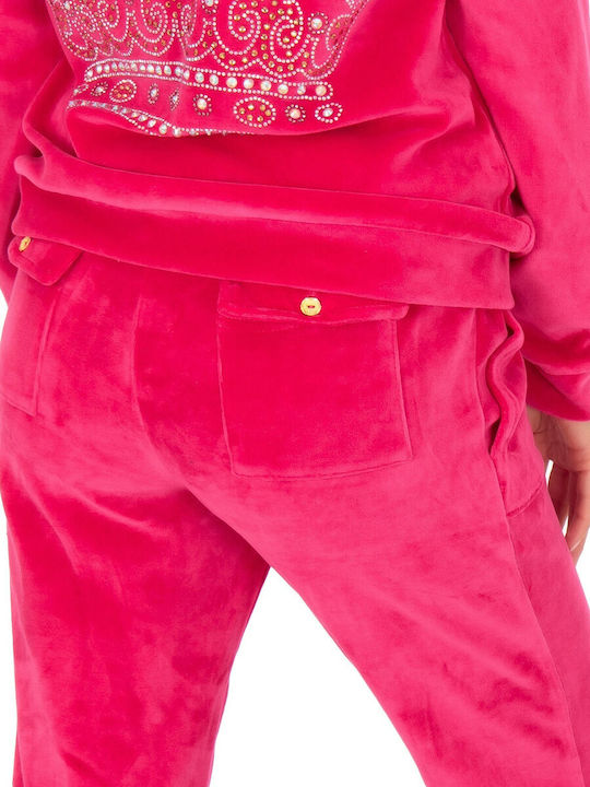 Silia D Sweatsuit Velvet Fuchsia