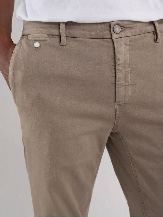 Hyperflex Ανδρικό Παντελόνι Τζιν με Regular Εφαρμογή Καφέ