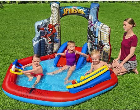 Bestway Inflatable Spiderman with Slide for Age 2+
