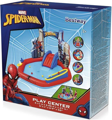 Bestway Inflatable Spiderman with Slide for Age 2+