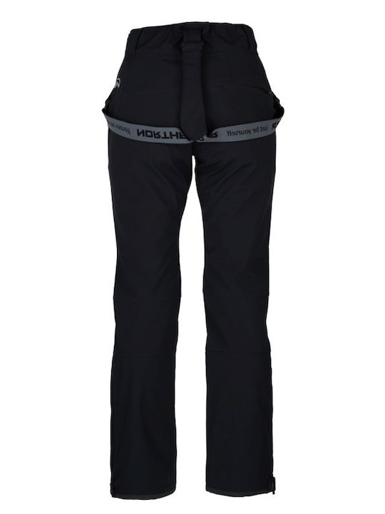 Northfinder NO-4896SNW-269 Women's Trousers for Ski & Snowboard Soft Shell Black