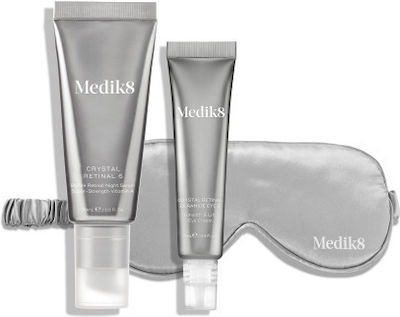 Medik8 Crystal Retinal Skin Care Set for Moisturizing with Serum & Eye Cream