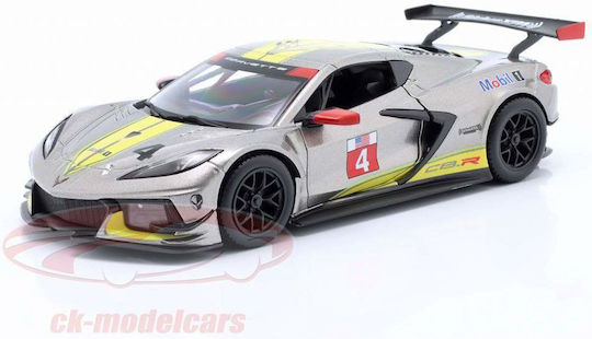 Bburago Кола 1:24 Chevrolet Corvette C8.R - Сребристо за 3++ Години