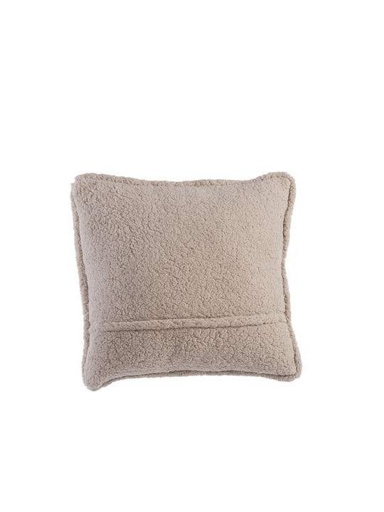 Nef-Nef Homeware Christmas Decorative Pillow Holly Jolly Square Green 50x50cm
