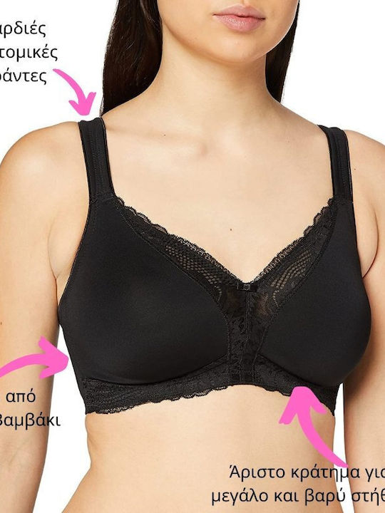 Triumph Cotton N Bra without Underwire Black