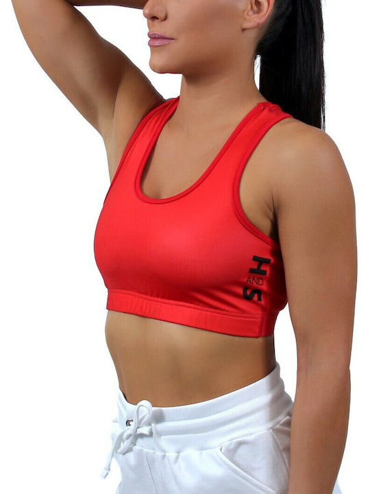 Dri-Fit Γυναικείο Αθλητικό Μπουστάκι Κόκκινο με Επένδυση