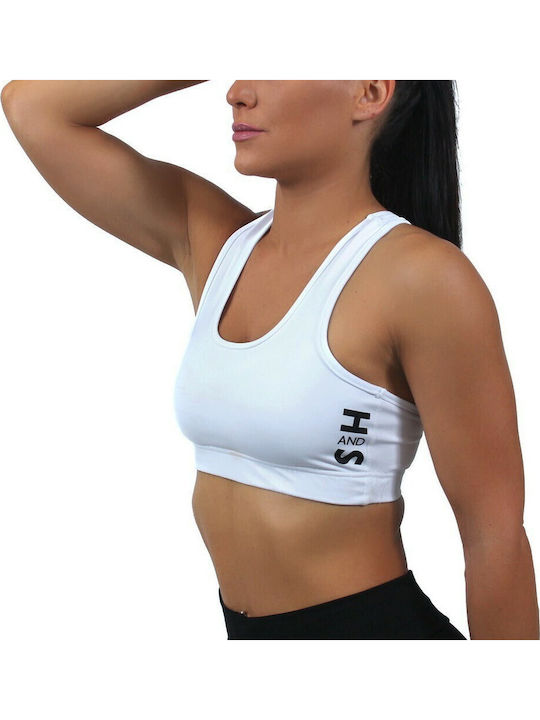 Dri-Fit Women's Athletic Sports Bra White with Lining