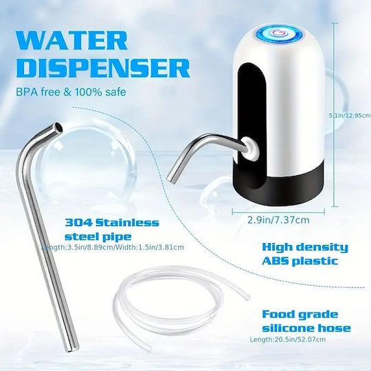 Battery-Powered Kitchen Water Pump Made of Plastic Length 11.4cm