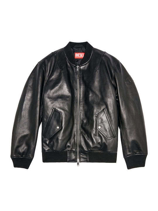 Leather Jacket Biker Black