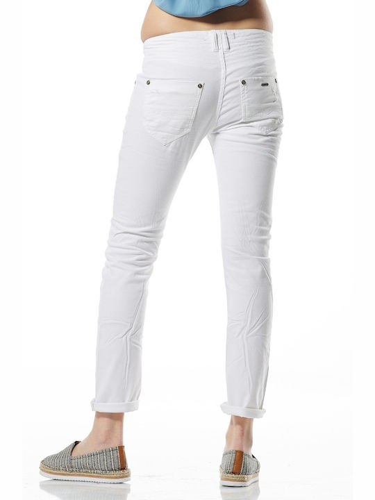 Edward Jeans Women's Jean Trousers White