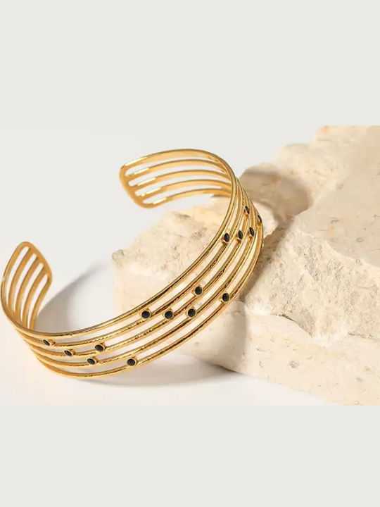 Callajewels Γυναικείο Βραχιόλι Χειροπέδα από Ατσάλι