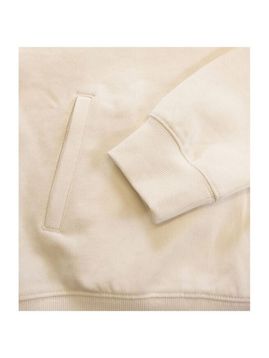 Women's Sweatshirt Hooded Beige