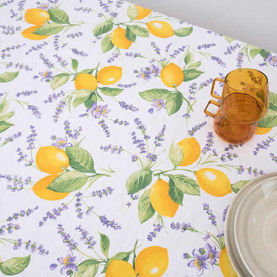 Dimeco Rotunde Lemon Gelb 220x220cm