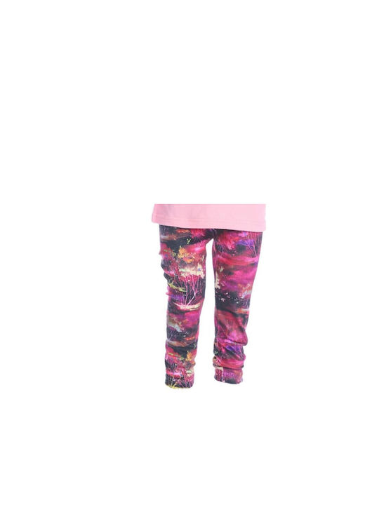 Joyce Kids Set with Leggings Winter 2pcs Pink