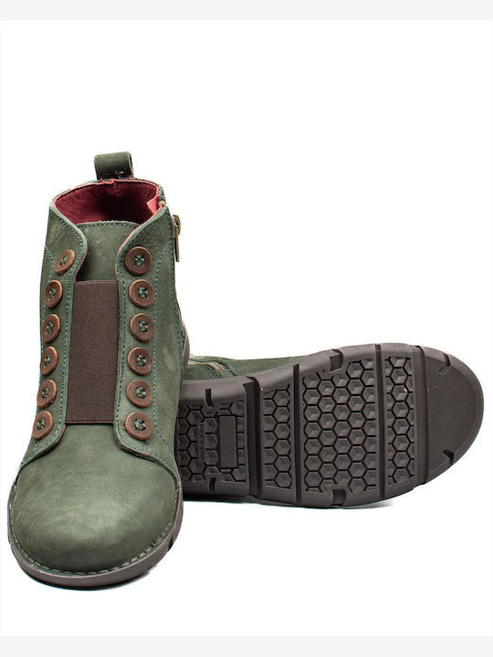 Jumper Women's Ankle Boots Green