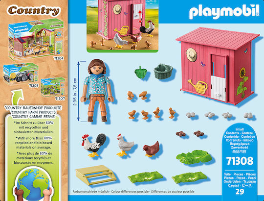 Playmobil Държава Кокошарник за 4-10 години