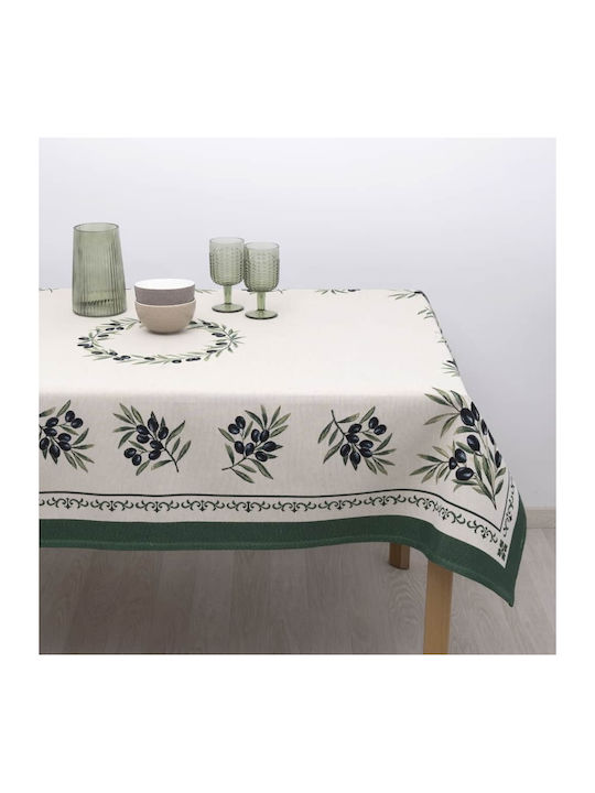 Dimeco Tablecloth Olivia Green 140x180cm