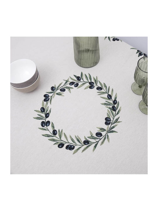 Dimeco Tablecloth Olivia Green 140x180cm