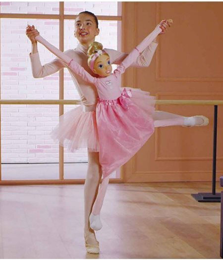 Just Toys Molly Ballerina Doll for 3+ years+ Years 61cm