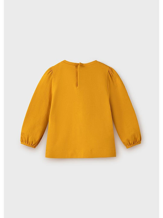 Mayoral Kids Blouse Long Sleeve Yellow